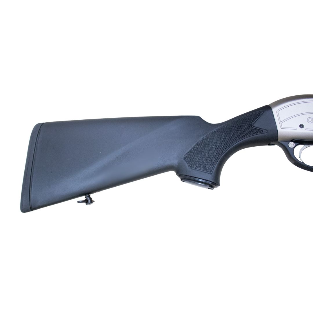 Hatsan Optima AimGuard Pompa 12/76 18″ Chromed Marine Fixed Stock + Pistol Grip in the box